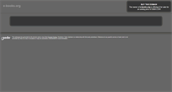 Desktop Screenshot of e-books.org