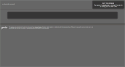 Desktop Screenshot of e-books.net